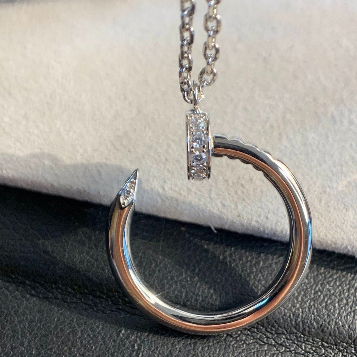 [LumiVibe]JUSTE NECKLACE SILVER
