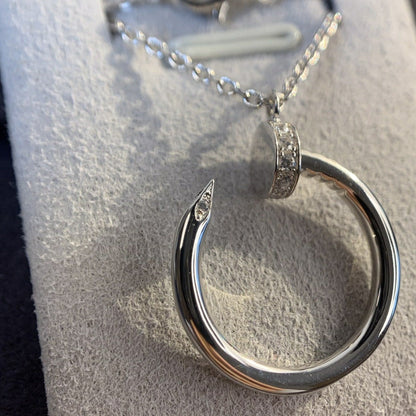 [LumiVibe]JUSTE NECKLACE SILVER