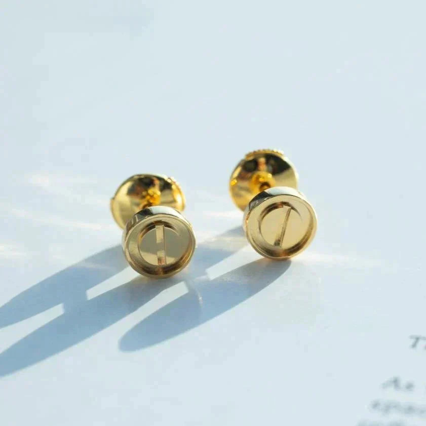 [LumiVibe]LOVE EARRINGS GOLD 10MM