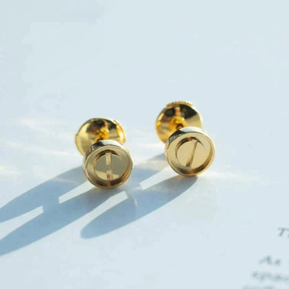[LumiVibe]LOVE EARRINGS GOLD 10MM