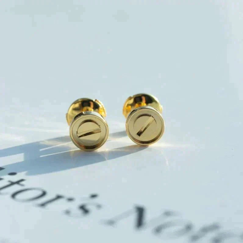 [LumiVibe]LOVE EARRINGS GOLD 10MM