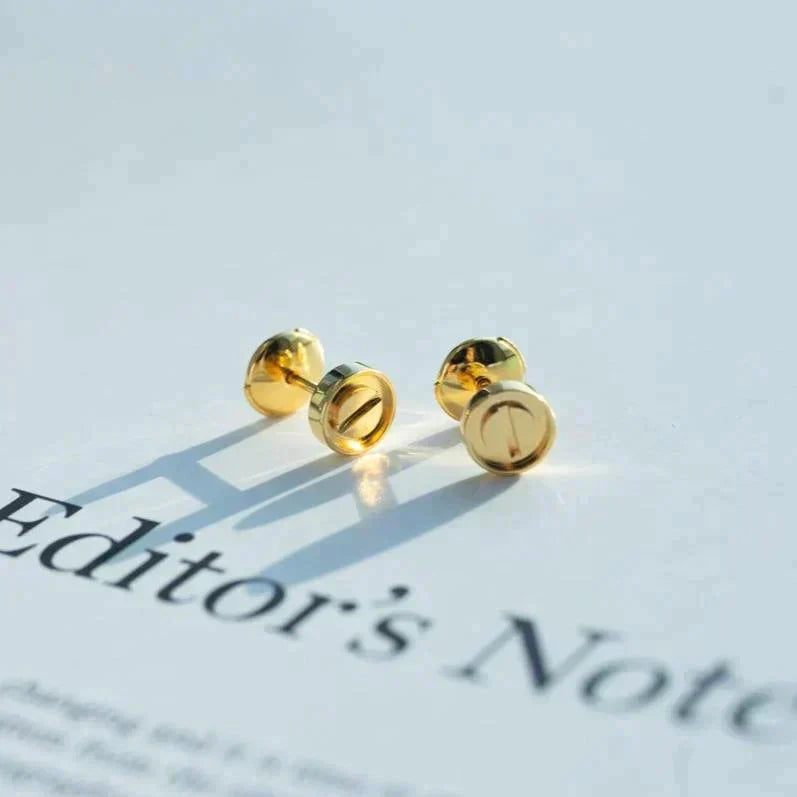 [LumiVibe]LOVE EARRINGS GOLD 10MM