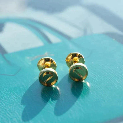 [LumiVibe]LOVE EARRINGS GOLD 10MM