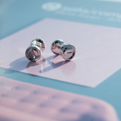 [LumiVibe]LOVE EARRINGS SILVER 10MM
