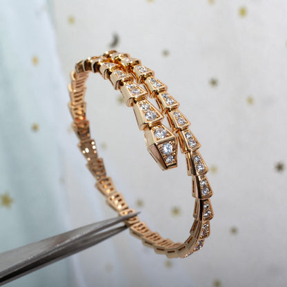 [LumiVibe]SERPENTI BRACELET 6.8MM PINK GOLD DIAMOND
