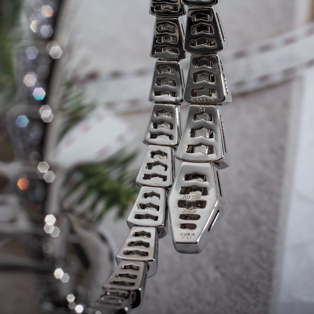 [LumiVibe]SERPENTI BRACELET 6MM SILVER DIAMOND