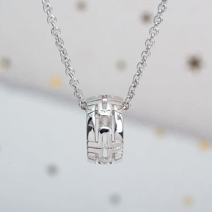 [LumiVibe]PARENTESI NECKLACE SILVER