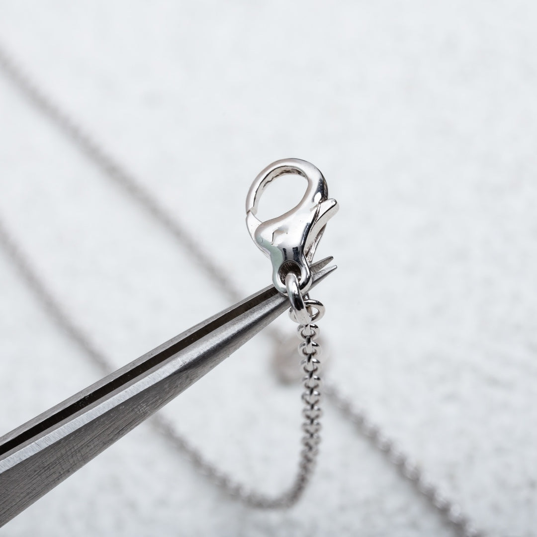 [LumiVibe]PARENTESI NECKLACE SILVER