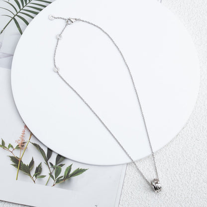 [LumiVibe]PARENTESI NECKLACE SILVER