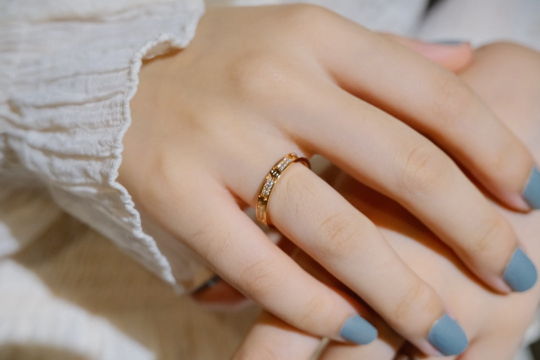 [LumiVibe]LOVE RING 2.65MM DIAMOND
