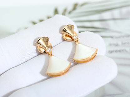 [LumiVibe]DREAM MOP PINK GOLD EARRINGS
