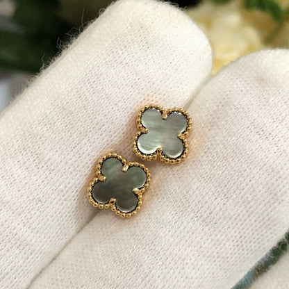 [LumiVibe]CLOVER MINI GOLD EARRINGS
