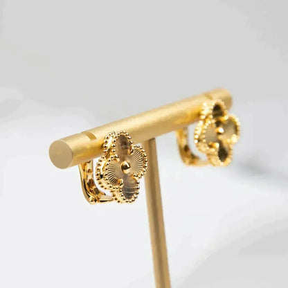 [LumiVibe]CLOVER MEDIUM 1 MOTIFS LASER EARRINGS