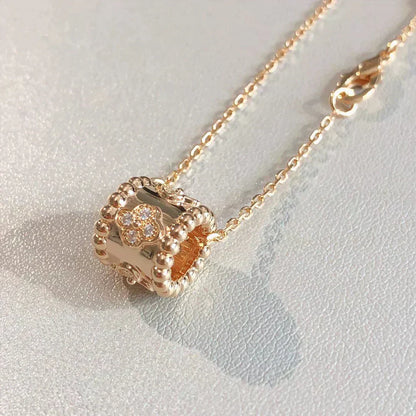 [LumiVibe]PERLEE PEDANT NECKLACE GOLD / ROSE GOLD