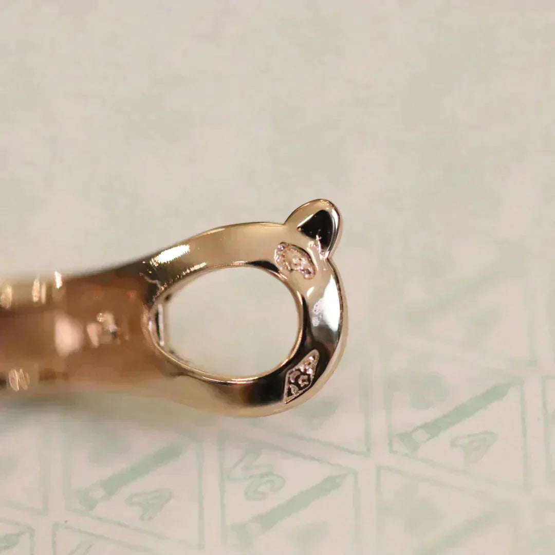 [LumiVibe]CLOVER MEDIUM 1 MOTIFS FUll DIAMOND EARRINGS