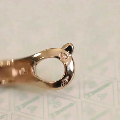 [LumiVibe]CLOVER MEDIUM 1 MOTIFS FUll DIAMOND EARRINGS