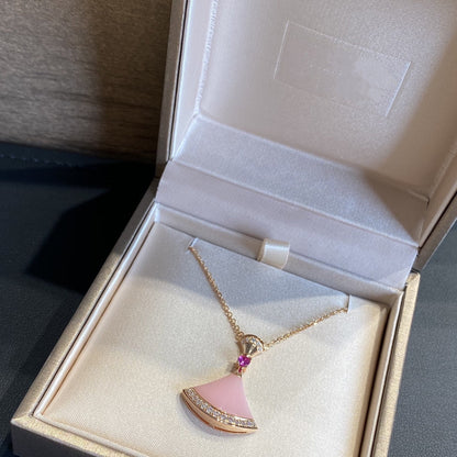 [LumiVibe]DREAM NECKLACE PINK OPAL