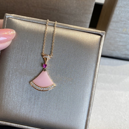 [LumiVibe]DREAM NECKLACE PINK OPAL