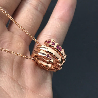 [LumiVibe]SERPENTI PEDANT NECKLACE