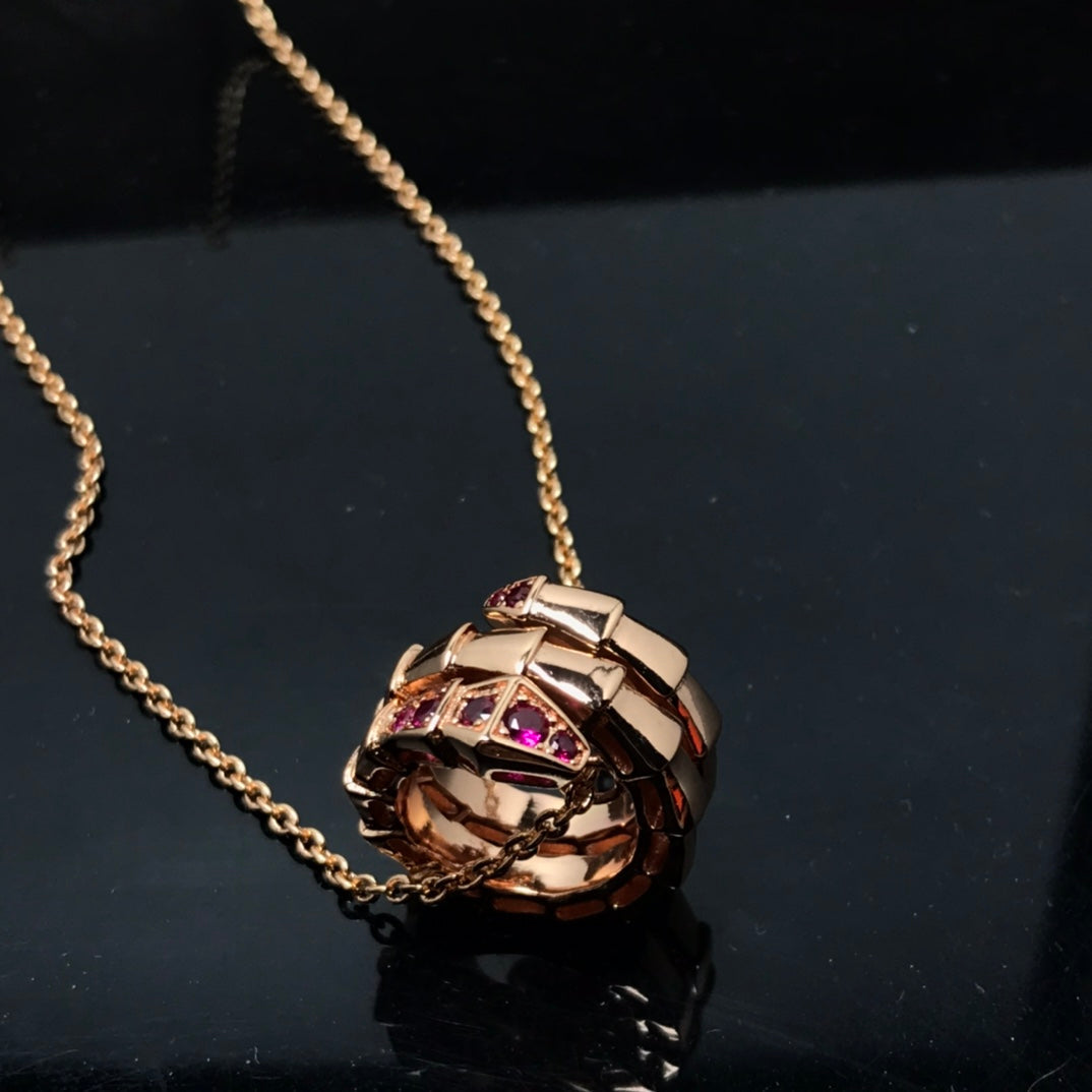 [LumiVibe]SERPENTI PEDANT NECKLACE