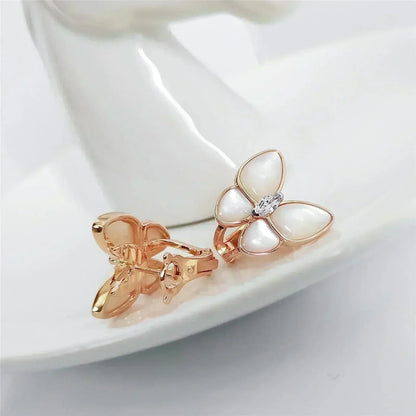 [LumiVibe]BUTTERFLY MOP DIAMOND EARRINGS