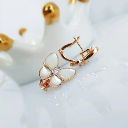 [LumiVibe]BUTTERFLY MOP DIAMOND EARRINGS