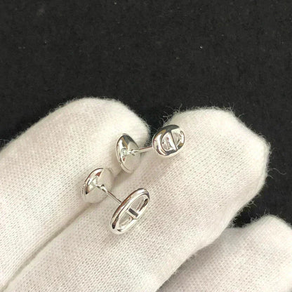 [LumiVibe]CHAINE SMALL EARRINGS GOLD AND SILVER