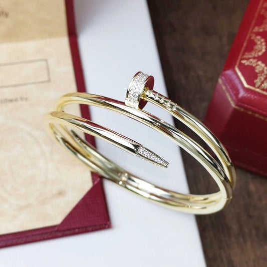 [LumiVibe]JUSTE BRACELET 3.5MM DOUBLE ROW DIAMOND