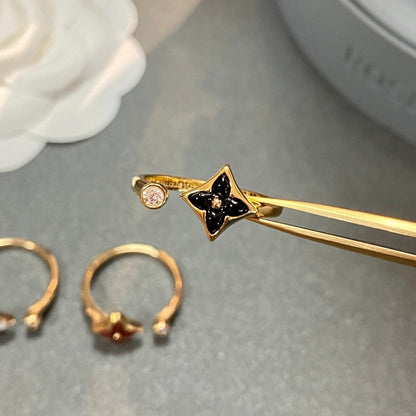 [LumiVibe]STAR 1 DIAMOND OPEN RING
