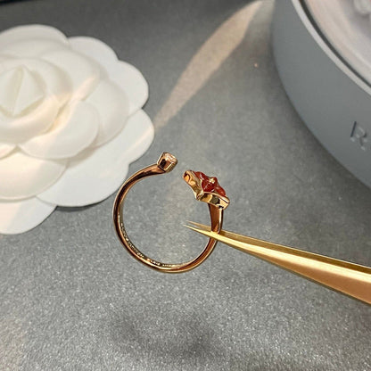 [LumiVibe]STAR 1 DIAMOND OPEN RING