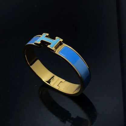 [LumiVibe]H BRACELET BLUE RAINBOW CERAMIC