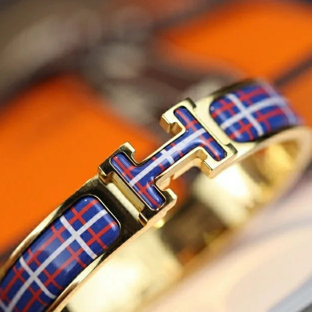 [LumiVibe]H TARTAN BRACELET 12MM