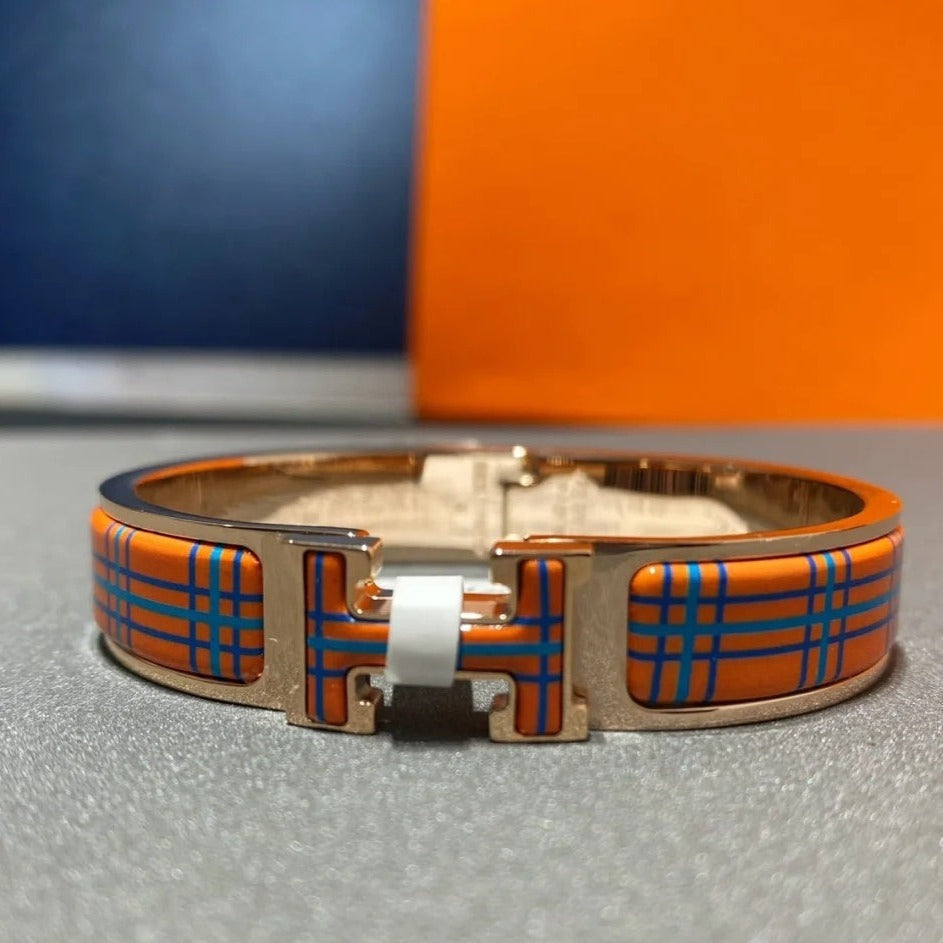 [LumiVibe]H TARTAN BRACELET 12MM