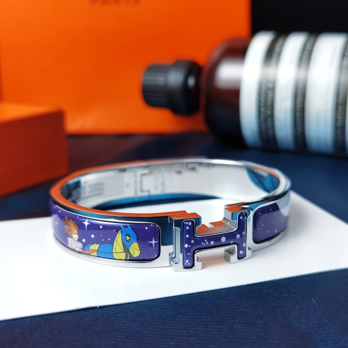 [LumiVibe]H STAR AND MOON BRACELET 12MM