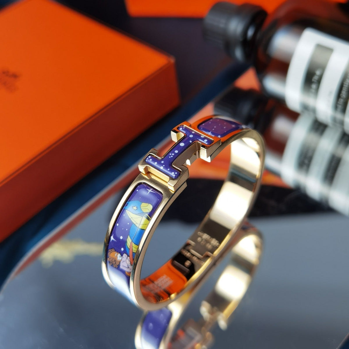 [LumiVibe]H STAR AND MOON BRACELET 12MM