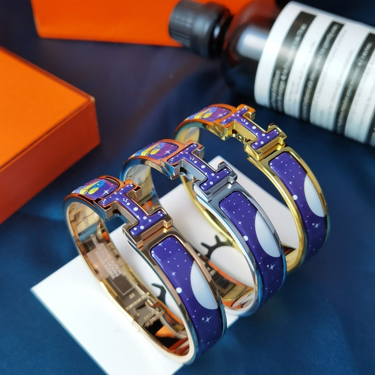 [LumiVibe]H STAR AND MOON BRACELET 12MM