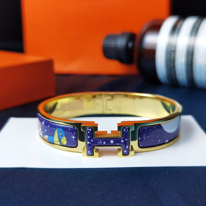 [LumiVibe]H STAR AND MOON BRACELET 12MM
