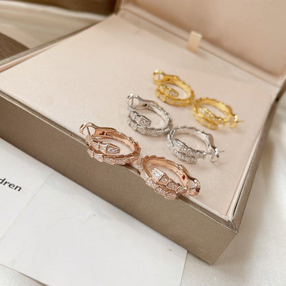 [LumiVibe]SERPENTI EARRINGS DIAMOND