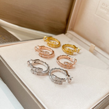 [LumiVibe]SERPENTI EARRINGS DIAMOND