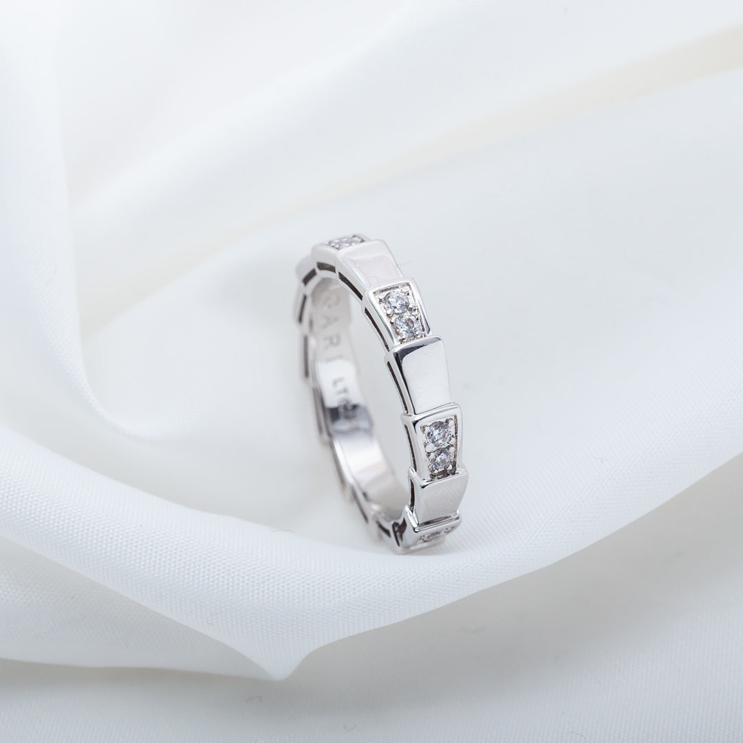 [LumiVibe]SERPENTI RING SILVER  3MM