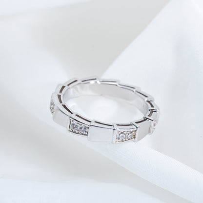 [LumiVibe]SERPENTI RING SILVER  3MM