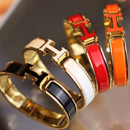 [LumiVibe]H BRACELET 12MM GOLD