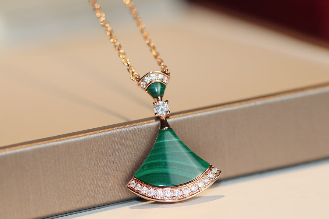 [LumiVibe]DREAM NECKLACE MALACHITE DIAMOND