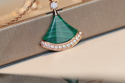 [LumiVibe]DREAM NECKLACE MALACHITE DIAMOND