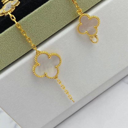 [LumiVibe]MAGIC CLOVER MOP GOLD BRACELET 5 MOTIFS