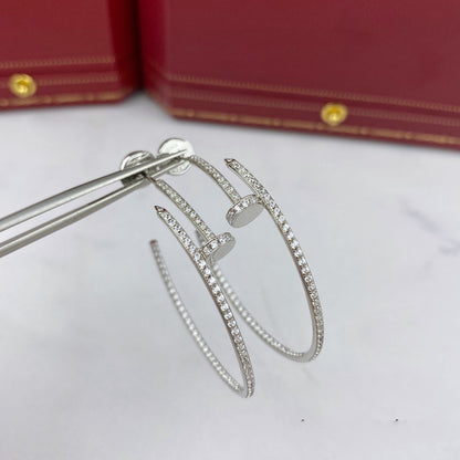 [LumiVibe]JUSTE EARRINGS FULL DIAMONDS 1.8MM