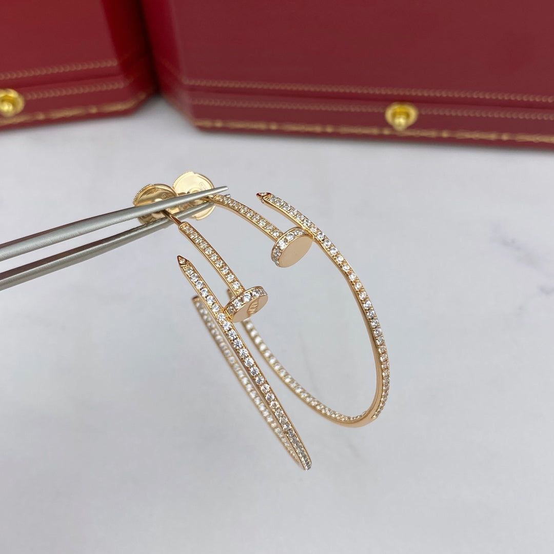 [LumiVibe]JUSTE EARRINGS FULL DIAMONDS 1.8MM