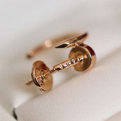 [LumiVibe]JUSTE EARRINGS PINK GOLD