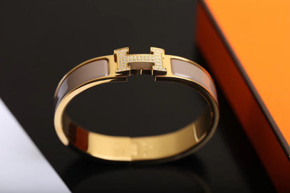[LumiVibe]H BRACELET GOLD DIAMOND