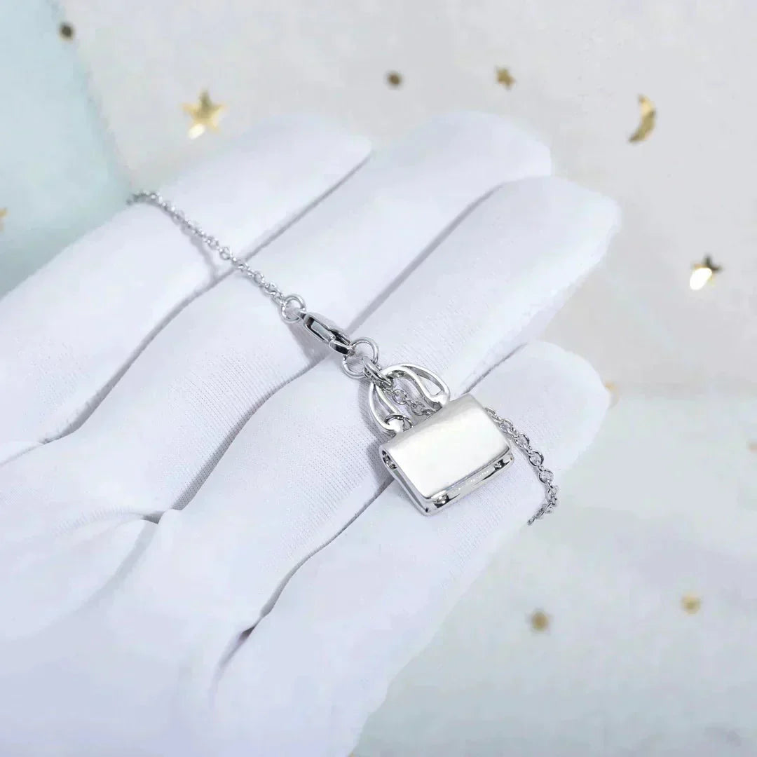 [LumiVibe]AMULETTE PEDANT SILVER NECKLACE